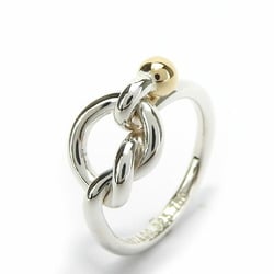 Tiffany & Co. Ring Love Knot Silver 925 K18YG Approx. 3.1g Combination Women's TIFFANY