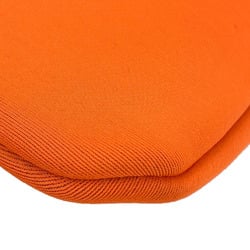 Hermes Pouch Neoban Wave MM Polyamide Elastane Orange Clutch Bag Women's Men's HERMES