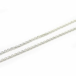 Tiffany Necklace Signature Cross Silver 925 K18YG Approx. 7.2g Women's TIFFANY&Co.