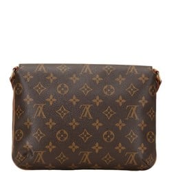 Louis Vuitton Monogram Musette Tango Short Shoulder Bag M51257 Brown PVC Leather Women's LOUIS VUITTON