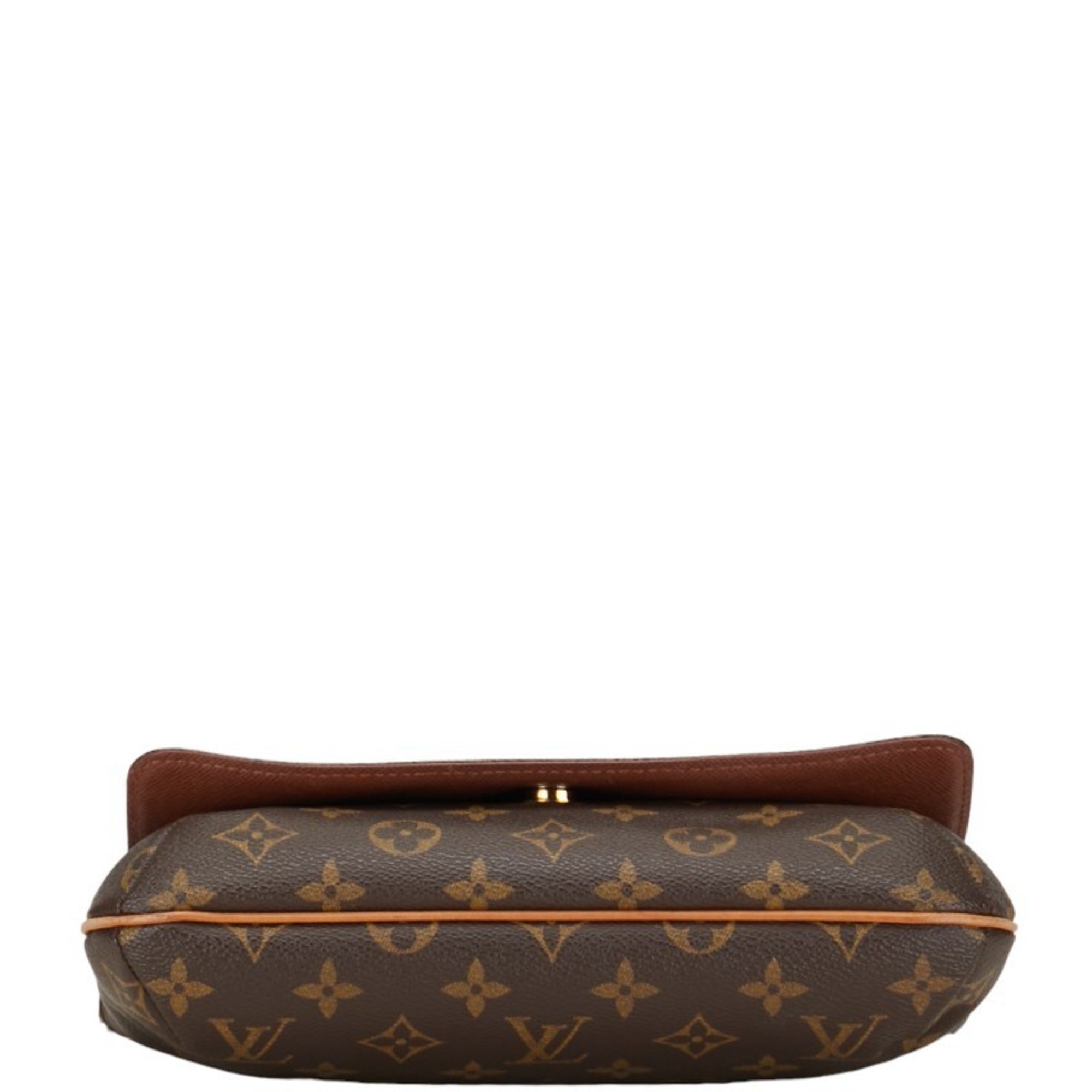 Louis Vuitton Monogram Musette Tango Short Shoulder Bag M51257 Brown PVC Leather Women's LOUIS VUITTON