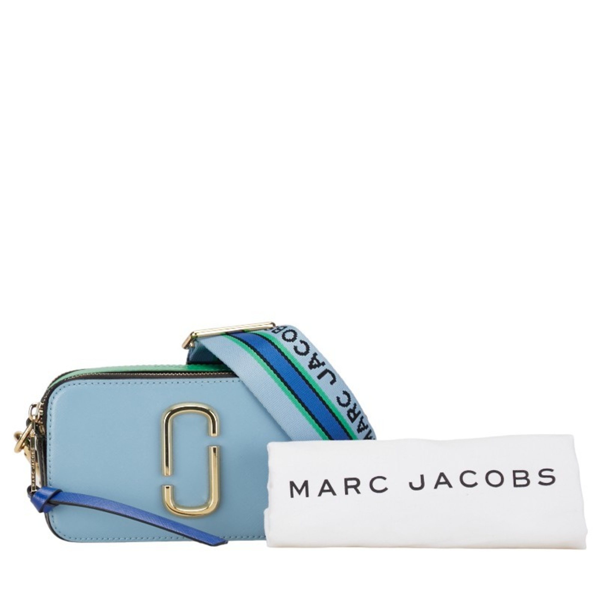 Marc Jacobs Shoulder Bag Blue Green Leather Women's MARC JACOBS