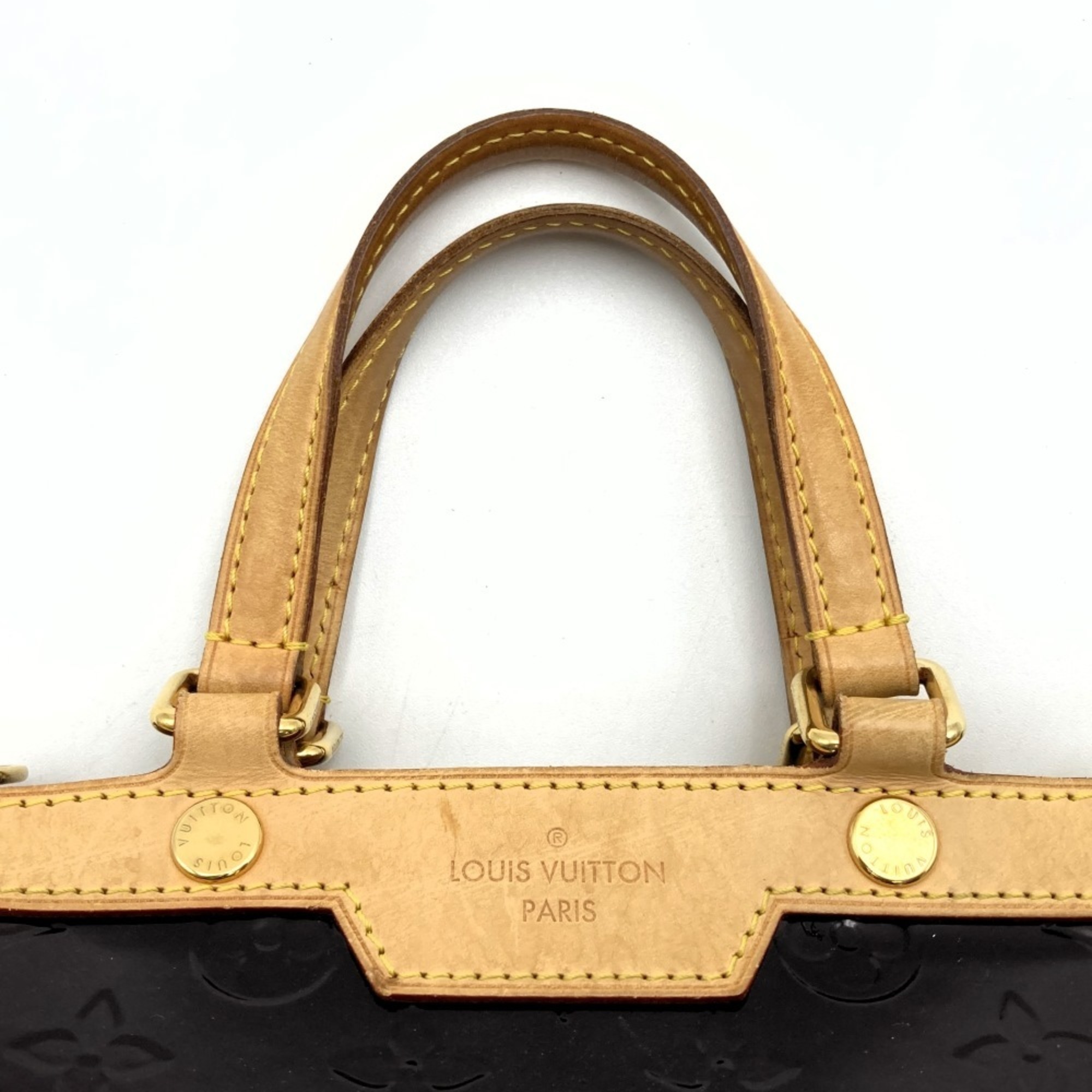 Louis Vuitton M91622 PM Handbag Shoulder Bag 2way Amaranth Purple Monogram Vernis LOUIS VUITTON