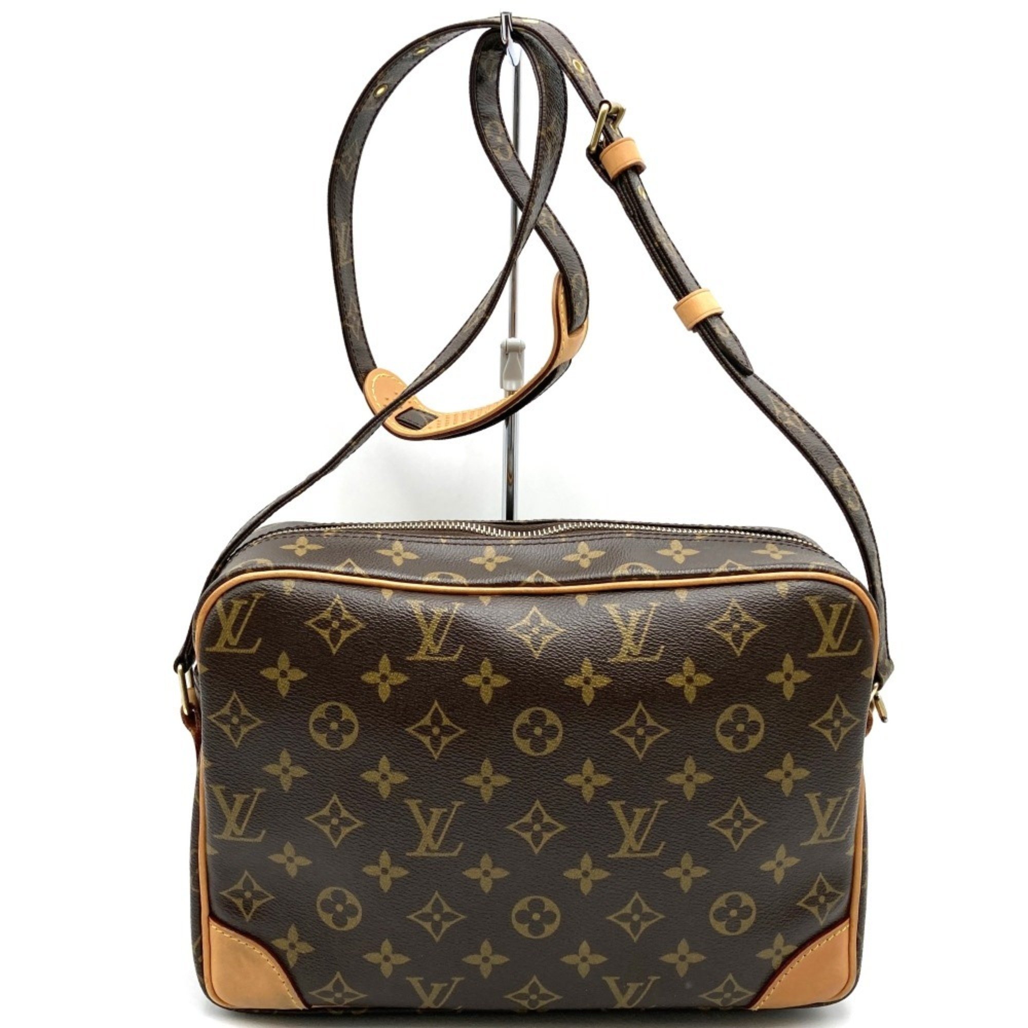 Louis Vuitton M45244 Nile Shoulder Bag Brown Monogram Women's LOUIS VUITTON