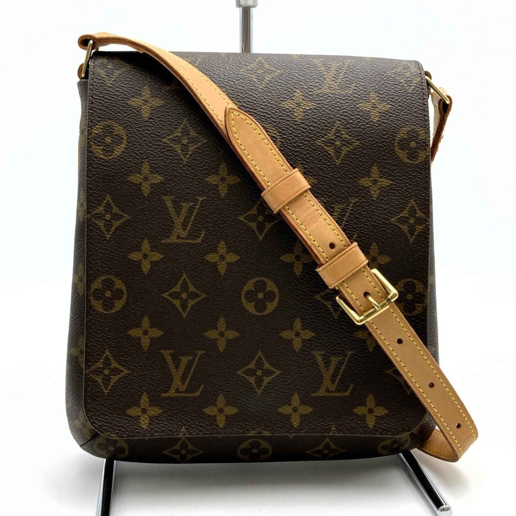 Louis Vuitton M51258 Musette Salsa Short Shoulder Bag Brown Monogram Women's LOUIS VUITTON