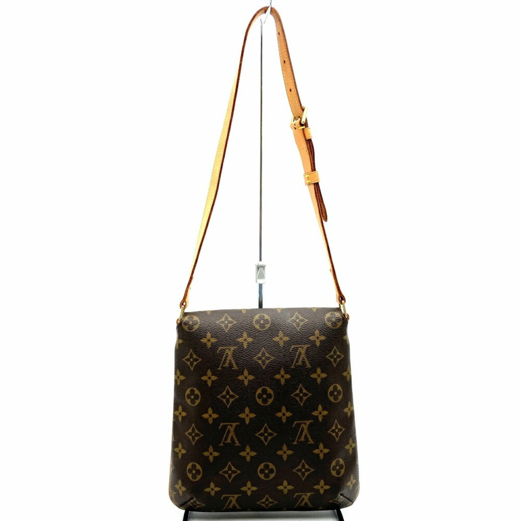 Louis Vuitton M51258 Musette Salsa Short Shoulder Bag Brown Monogram Women's LOUIS VUITTON