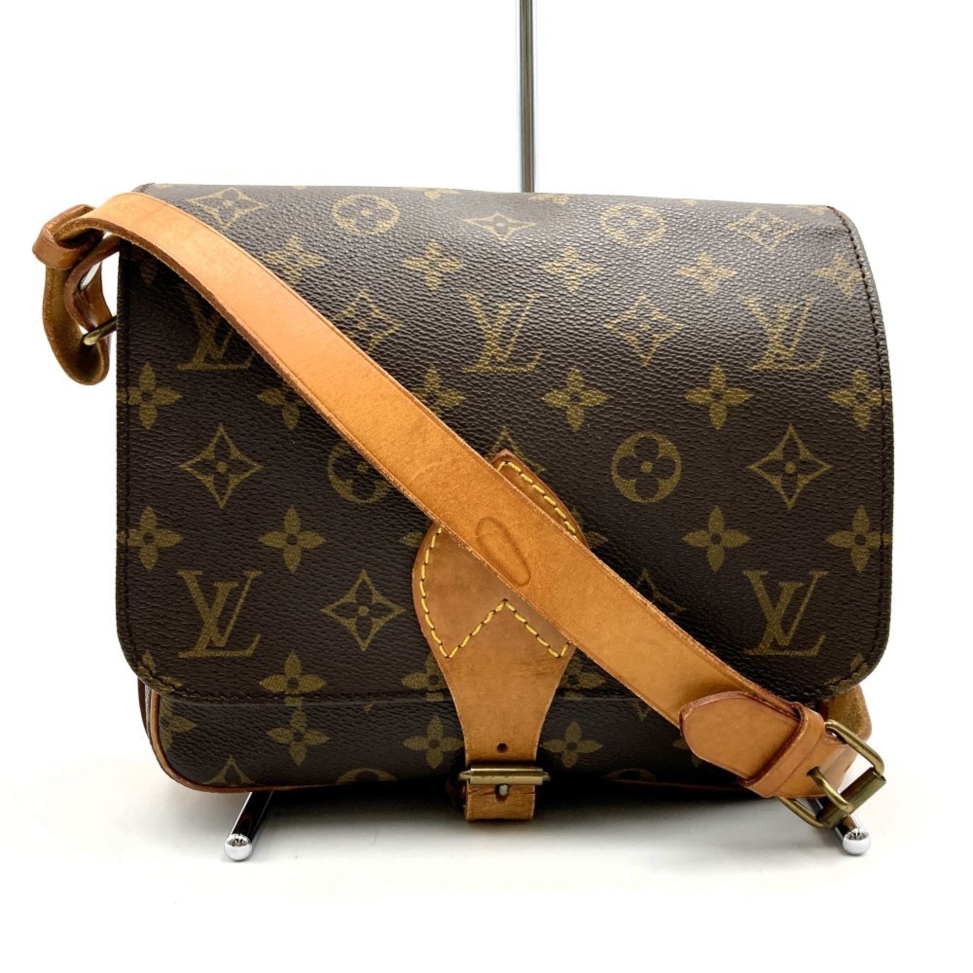 Louis Vuitton M51253 Cartesiere MM Shoulder Bag Brown Monogram Women's LOUIS VUITTON