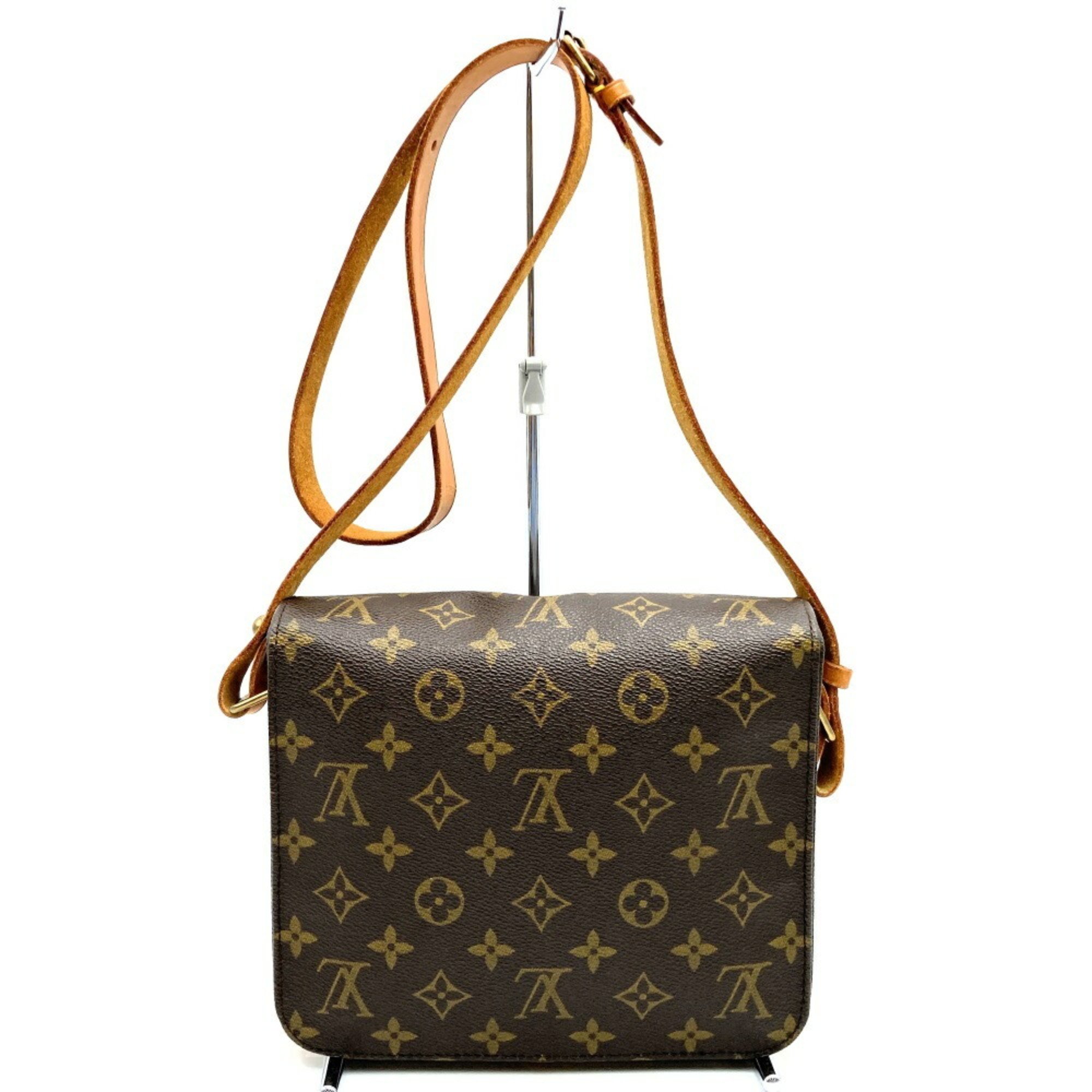 Louis Vuitton M51253 Cartesiere MM Shoulder Bag Brown Monogram Women's LOUIS VUITTON