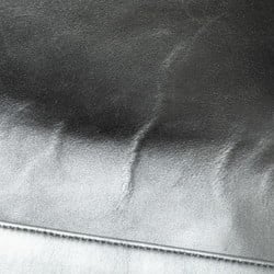 Chanel Boy 25 Chain Shoulder Bag Khaki Silver Leather Suede Women's CHANEL