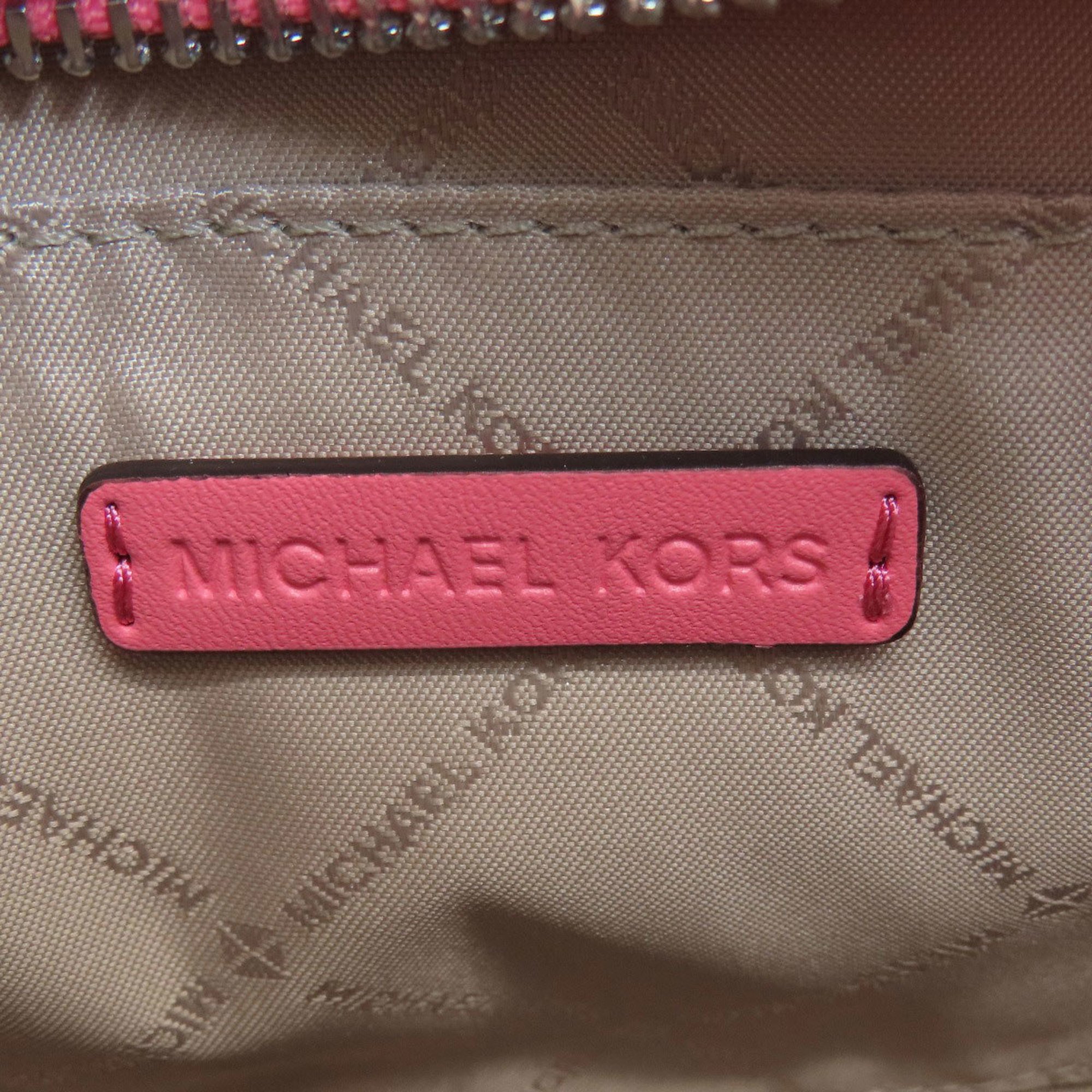 Michael Kors hardware long shoulder bag PVC women's