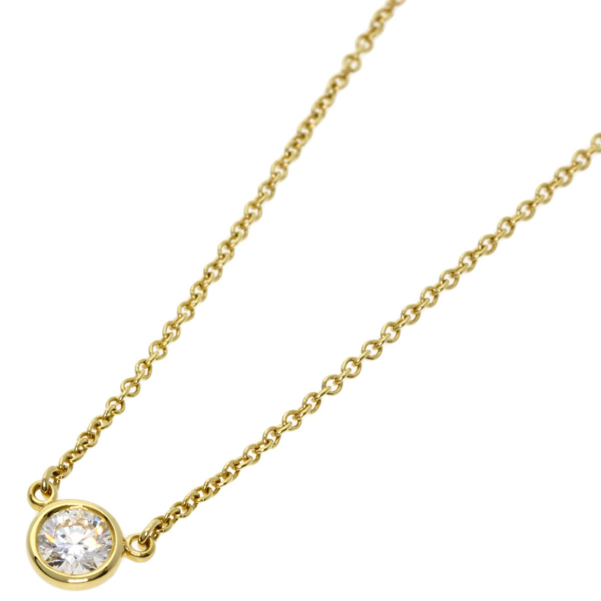 Tiffany & Co. by the Yard 1P Diamond Necklace, 18K Yellow Gold, Women's, TIFFANY