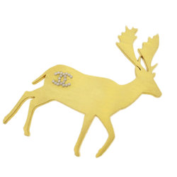 Chanel Reindeer motif Coco mark brooch for women CHANEL