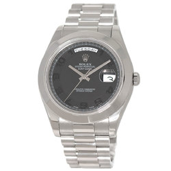Rolex 218206 Day-Date 2 Black Ghost Watch Platinum PT950/PT950 Men's ROLEX