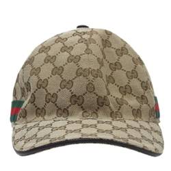 GUCCI GG Canvas Baseball Cap, Size M, 58cm, 200035