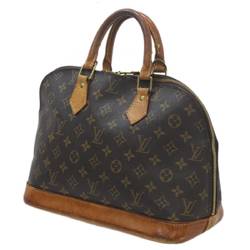 LOUIS VUITTON Louis Vuitton Alma Handbag Monogram Brown M51130 FL0054