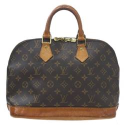 LOUIS VUITTON Louis Vuitton Alma Handbag Monogram Brown M51130 FL0054