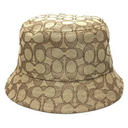 Coach COACH Signature Bucket Hat C7982 Brown 55% Cotton 45% Polyester Men's