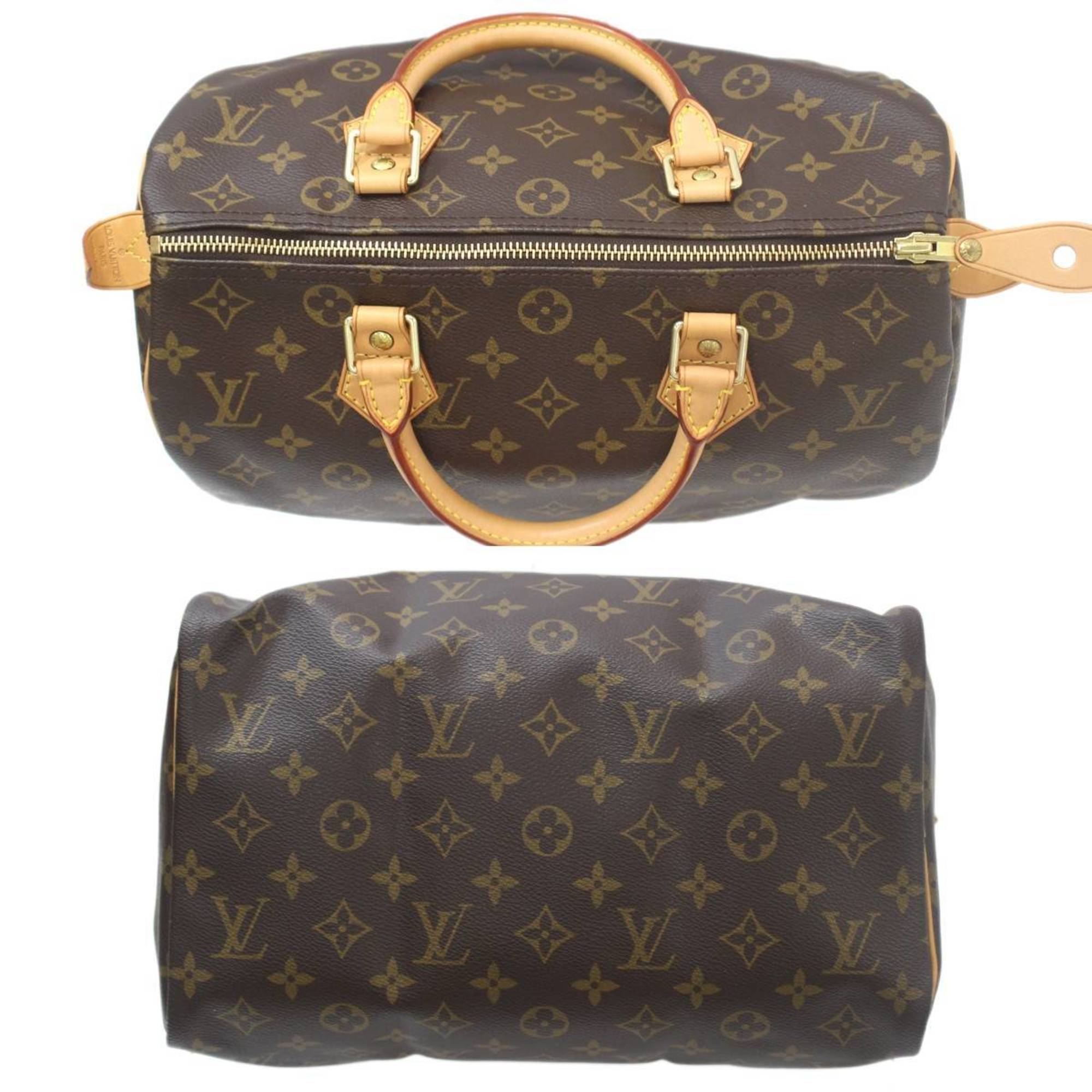 LOUIS VUITTON Louis Vuitton Speedy 30 Boston Bag Monogram Brown M41526 AA0015