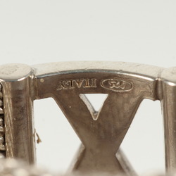 TIFFANY&Co. Tiffany Size: 13 Atlas Somerset Ring Silver 925 OLD Mesh Men's