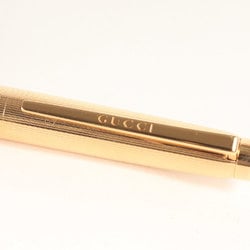 GUCCI Current Model Interlocking G Metal Pen 662762 I3FEX Gold Case Black Men's