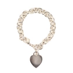 TIFFANY&Co. Tiffany Return to Heart Tag Chain Bracelet, Silver 925, Luxury, Men's