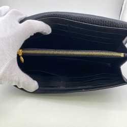 LOUIS VUITTON N90129 Portefeuille Capucines Long Wallet Black Women's