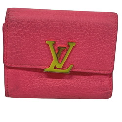 LOUIS VUITTON M81203 Portefeuille Capucines Tri-fold Wallet Pink Women's