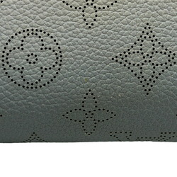 LOUIS VUITTON M80494 Round Zip Wallet Mahina Long Blue Women's