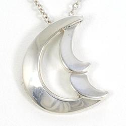 Tiffany Crescent Moon Silver Necklace Box Bag Total weight approx. 3.0g 41cm