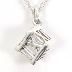Tiffany Atlas Cube Silver Necklace Total weight approx. 6.9g Approx. 41cm