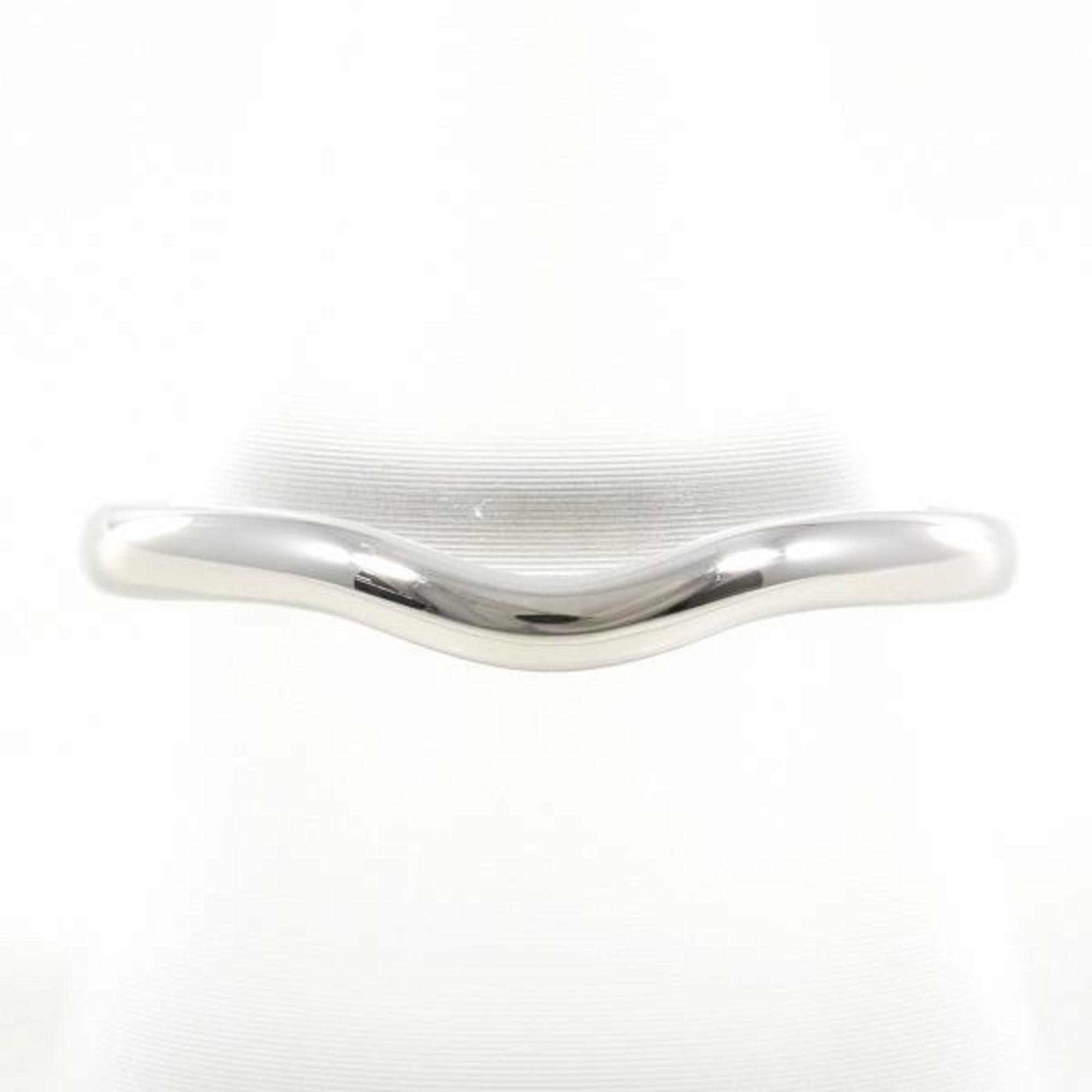 Tiffany Curved Band PT950 Ring Total weight approx. 3.7g