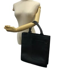 Valextra Boxy Shoulder Bag Tote Black Men's