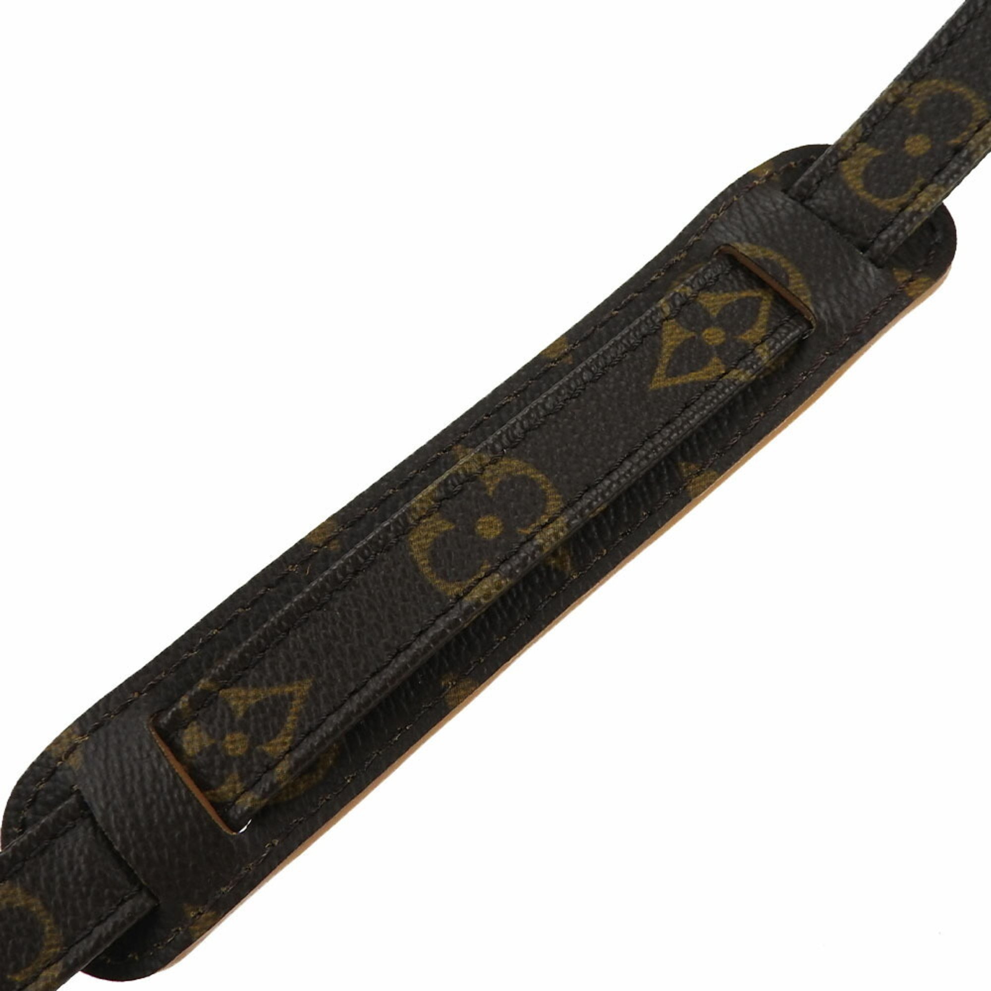 Louis Vuitton Shoulder Strap Monogram Brown Adjustable Women's LOUIS VUITTON