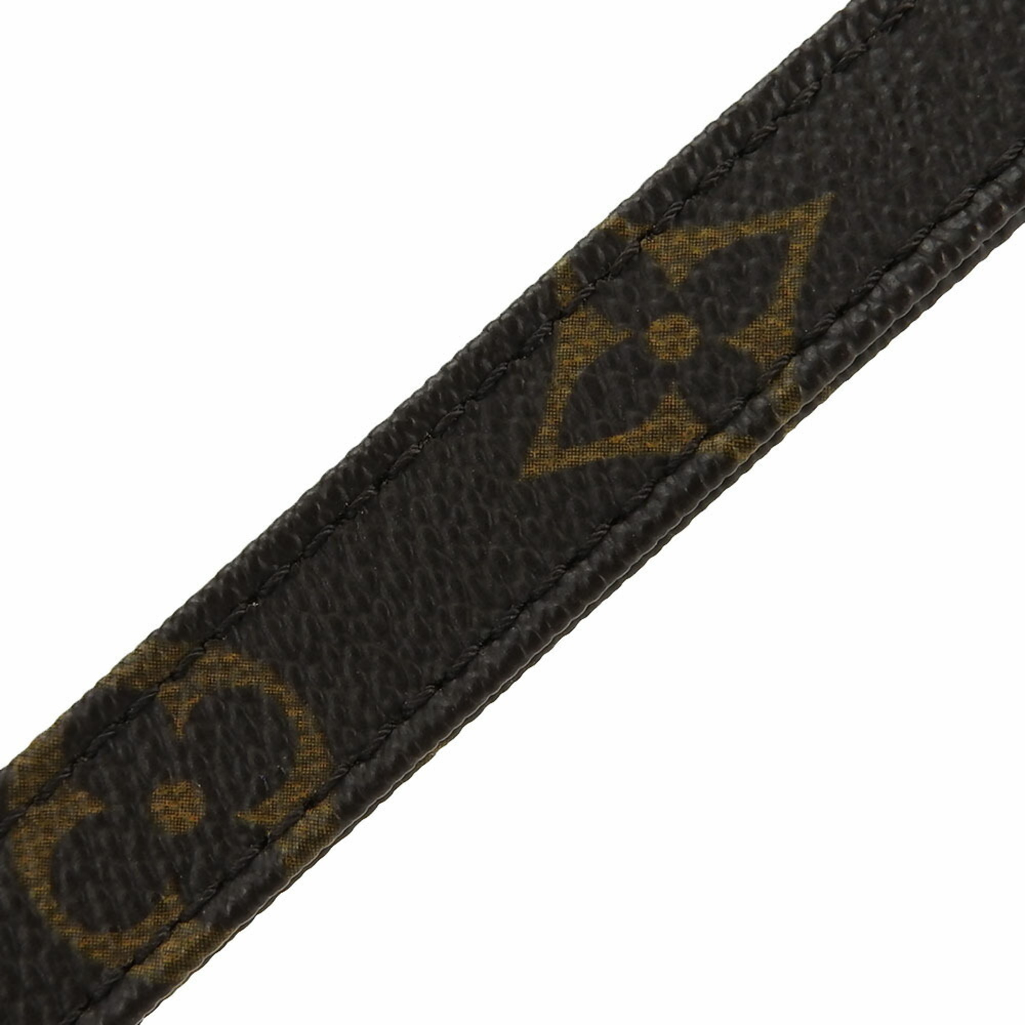 Louis Vuitton Shoulder Strap Monogram Brown Adjustable Women's LOUIS VUITTON