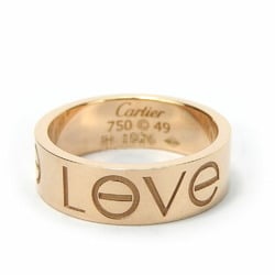 Cartier Ring Love 49 K18PG approx. 5.4g Pink Gold 2006 Limited Edition Women's CARTIER