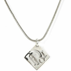 Christian Dior Necklace Metal Silver Accessory Women's