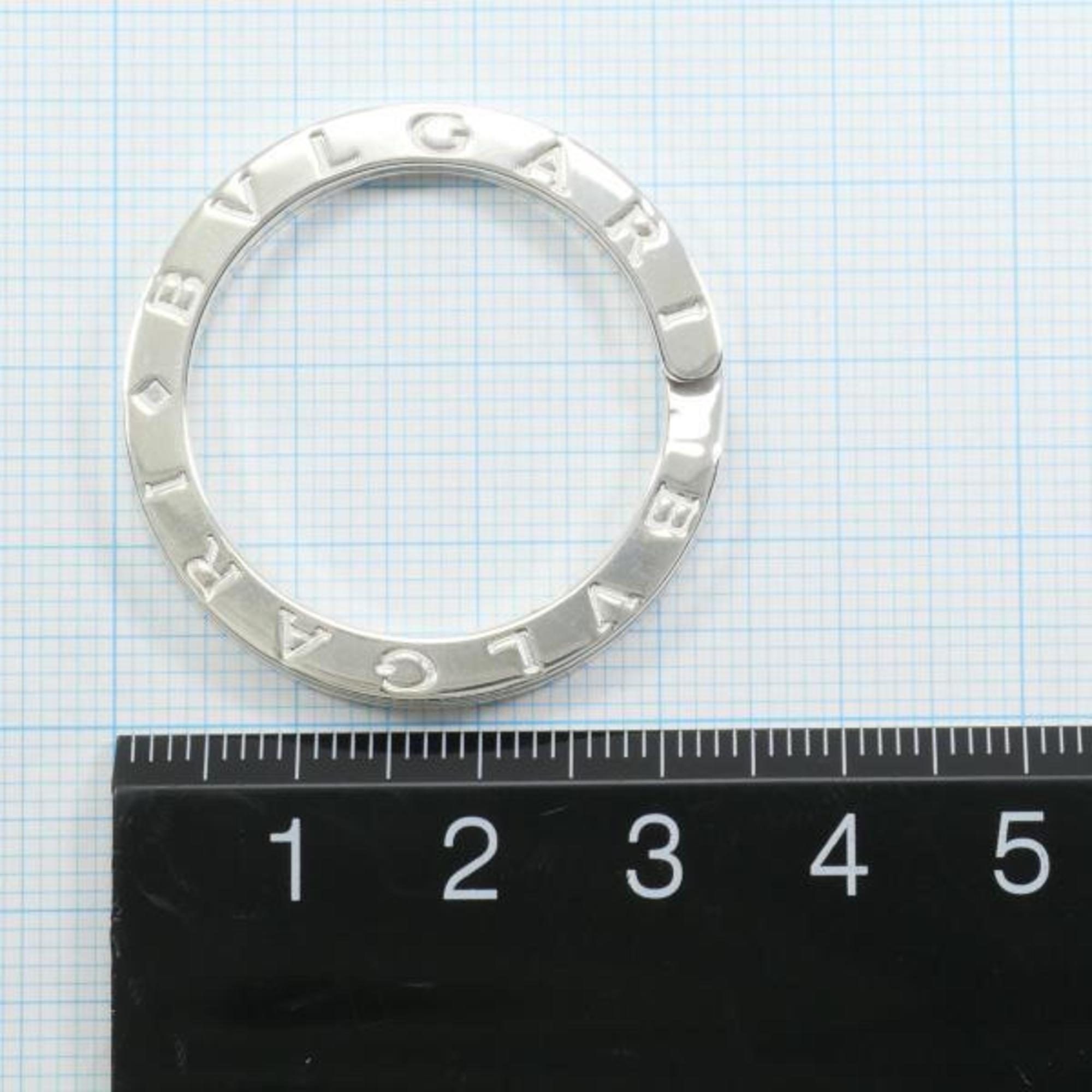 Bvlgari Bulgari Silver Key Ring Box Total weight approx. 11.3g