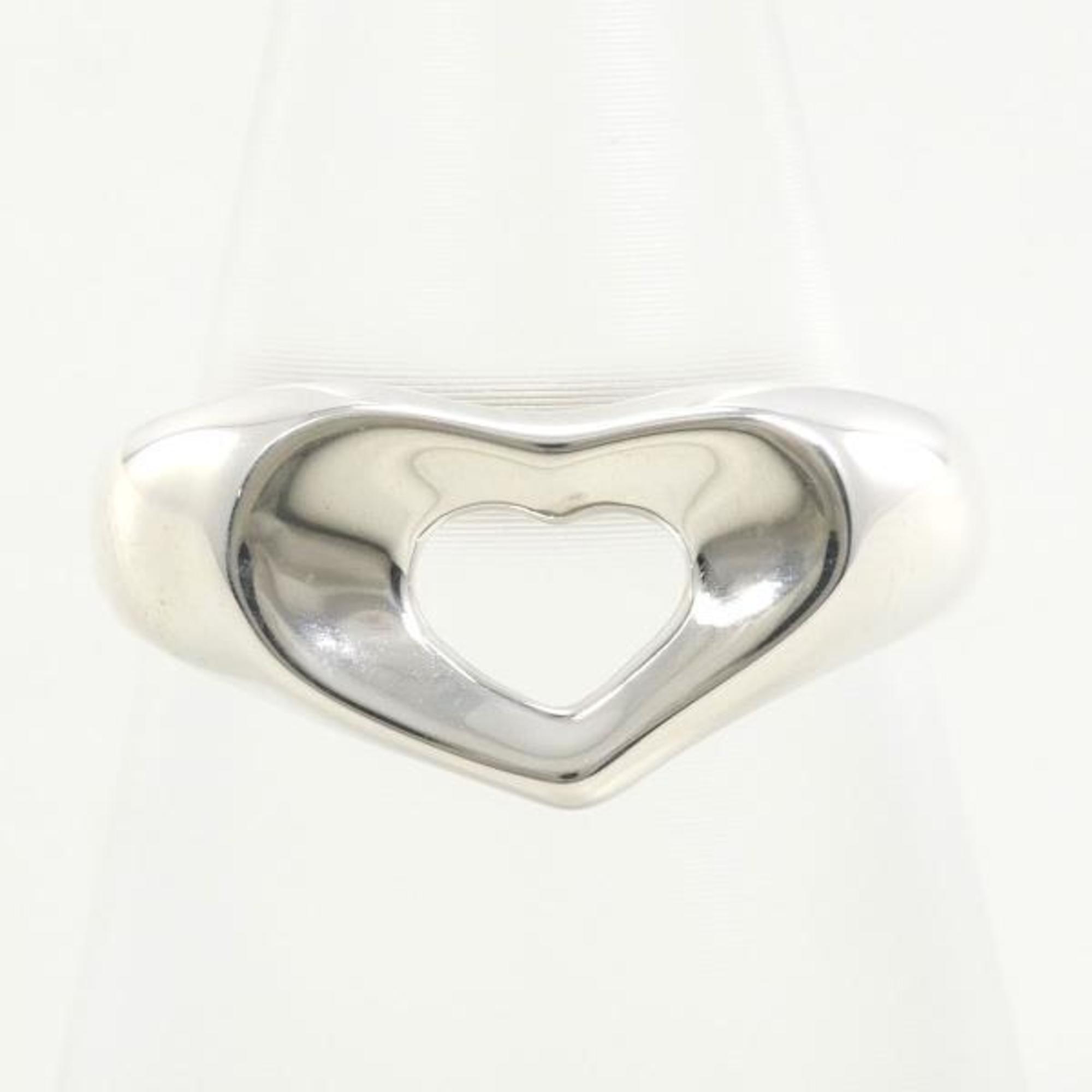 Tiffany Heart Silver Ring Total weight approx. 3.3g