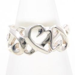 Tiffany Triple Loving Heart Silver Ring Total weight approx. 2.8g