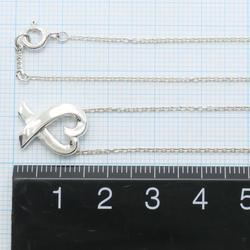 Tiffany Loving Heart Silver Necklace Total weight approx. 2.9g 41cm