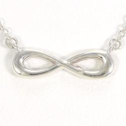 Tiffany Infinity Silver Necklace Box Bag Total weight approx. 1.6g 45cm