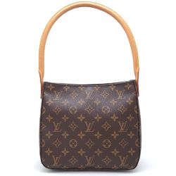 LOUIS VUITTON Louis Vuitton Monogram Looping MM M51146 Shoulder Bag Brown 351326