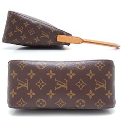 LOUIS VUITTON Louis Vuitton Monogram Looping MM M51146 Shoulder Bag Brown 351326