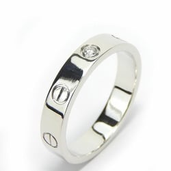Cartier Ring Love 55 K18WG Diamond Approx. 5.0g White Gold Women's Men's CARTIER