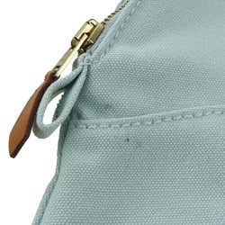 Hermes Pouch Bolide MM Canvas Light Blue Multi Bag-in-Bag Women's HERMES