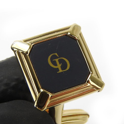 Christian Dior Cufflinks Metal Gold CD Accessories Men