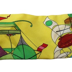 HERMES Scarf Twilly Les Folies Du Ciel - Madness in the Sky 2022 Silk Multicolor Yellow 180498