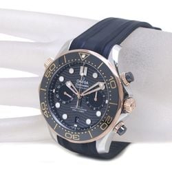 OMEGA Seamaster Diver 300 210.22.44.51.01.001 K18PG Pink Gold x Stainless Steel Rubber Men's 39478 Watch