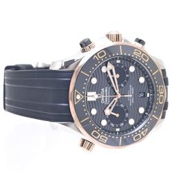 OMEGA Seamaster Diver 300 210.22.44.51.01.001 K18PG Pink Gold x Stainless Steel Rubber Men's 39478 Watch