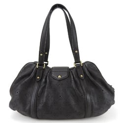 Louis Vuitton Handbag Lunar PM M97051 Monogram Mahina Chocolate Dark Brown Shoulder Bag Women's LOUIS VUITTON